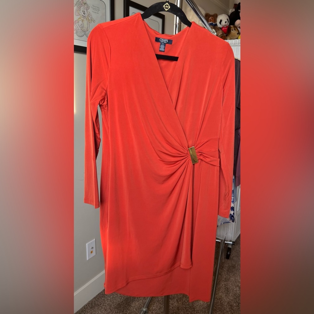 Chaps - 16P - Spicy Orange - NWT - Dress